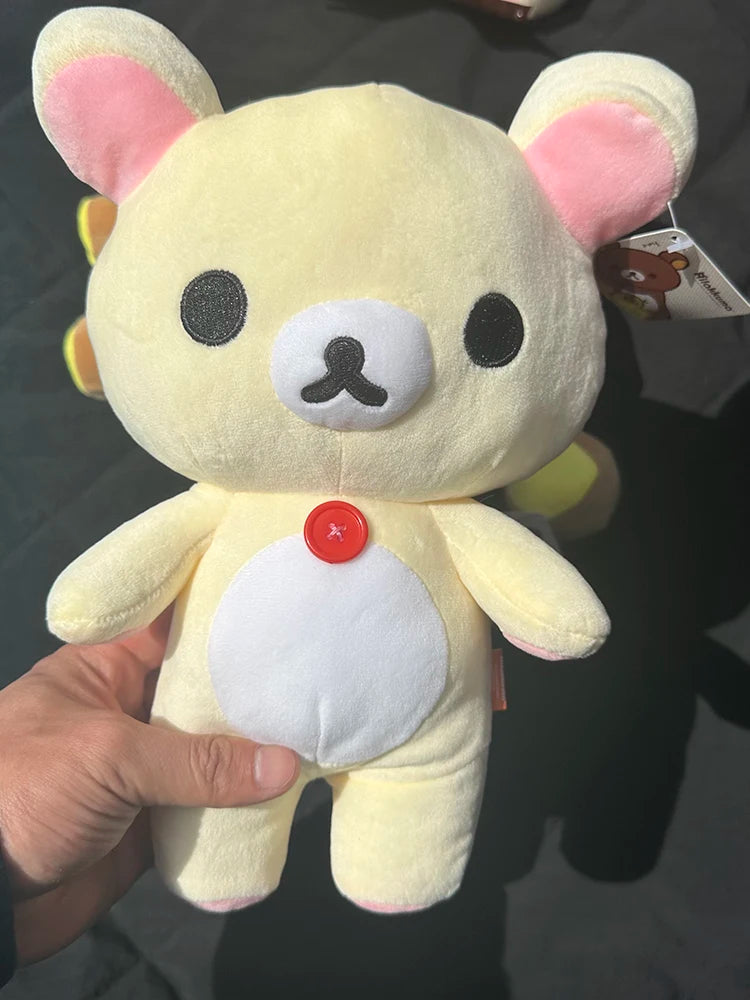 Anime Rilakkuma Cartoon Plush Doll Soft bear Toys Kawaii Room Decor Teddy Bear Plushies Cute Couple Bear Xmas Gifts For Girls