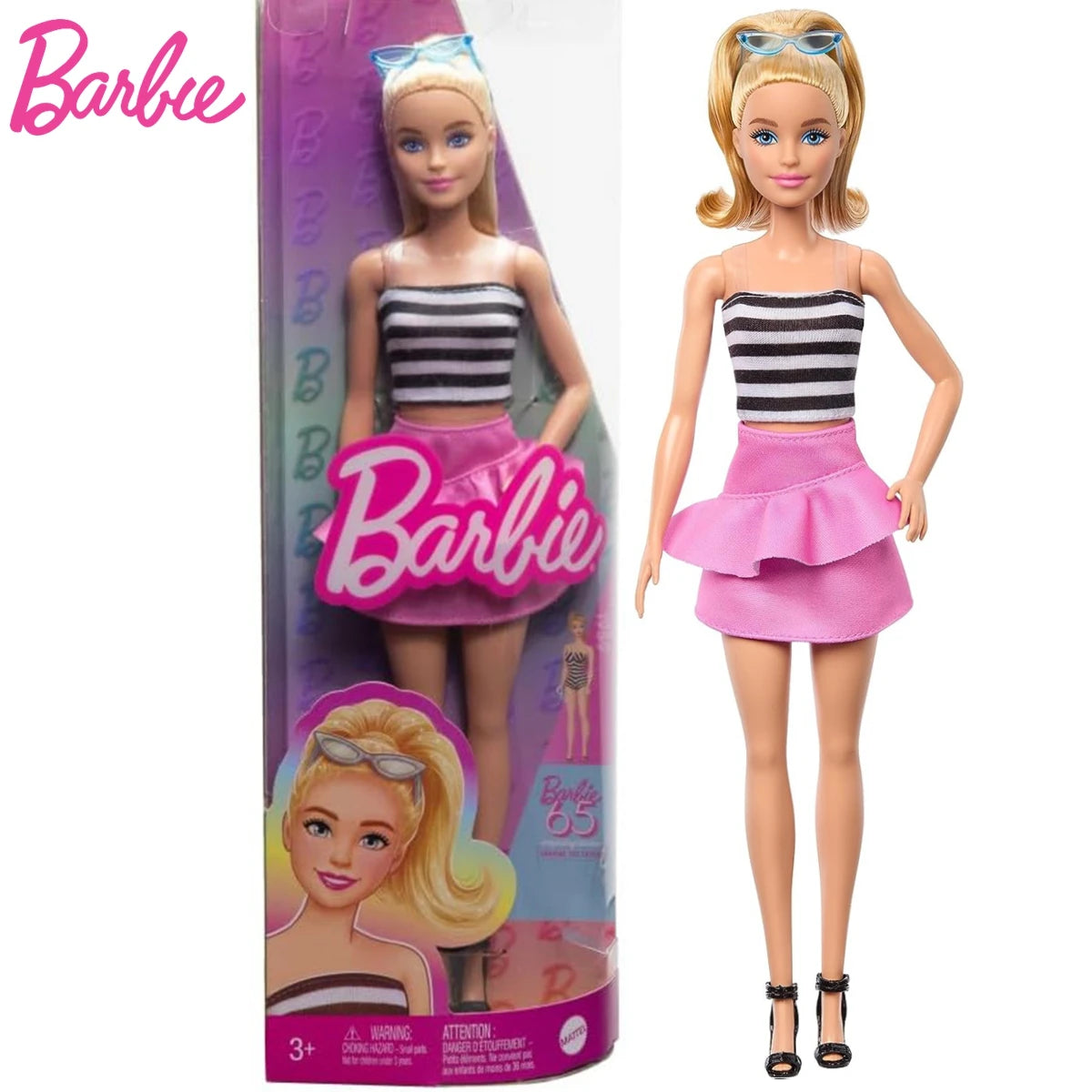 2025 100% Original Mattel Barbie Fashionistas Dolls for Girls Genuine Top Brand Toys for Children Christmas Birthday Gifts