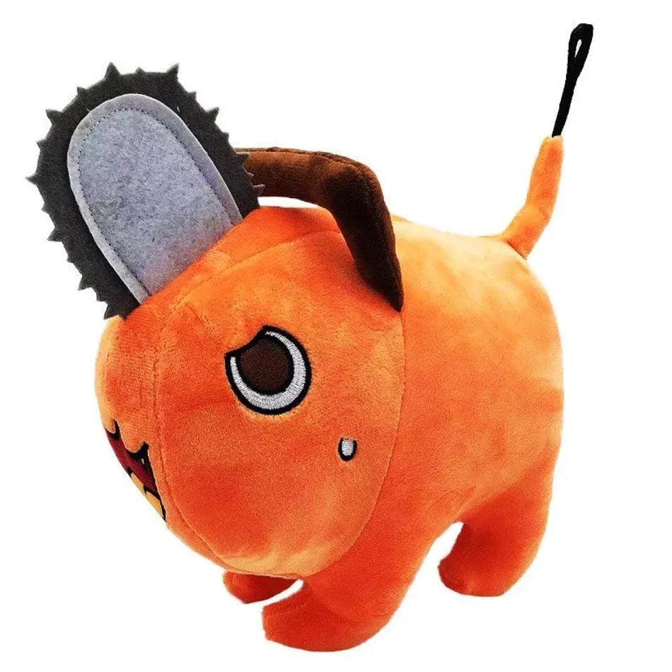 25/40cm Anime Chainsaw Man Dolls Plush Toy Cartoon Pochita Orange Dog Pillow Stuffed Soft Toy for Kids Birthday Gift